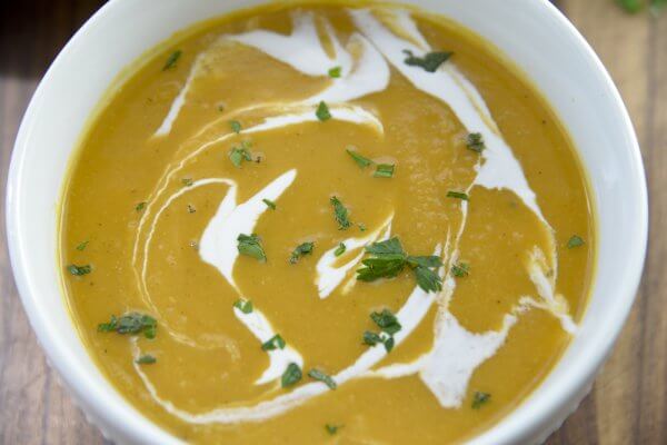 butternut squash soup, butternut squash and sweet potatoes soup