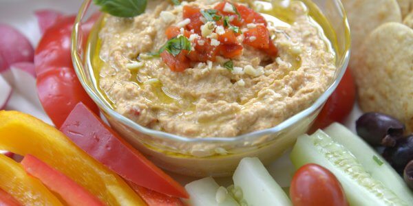Roasted Red pepper Hummus