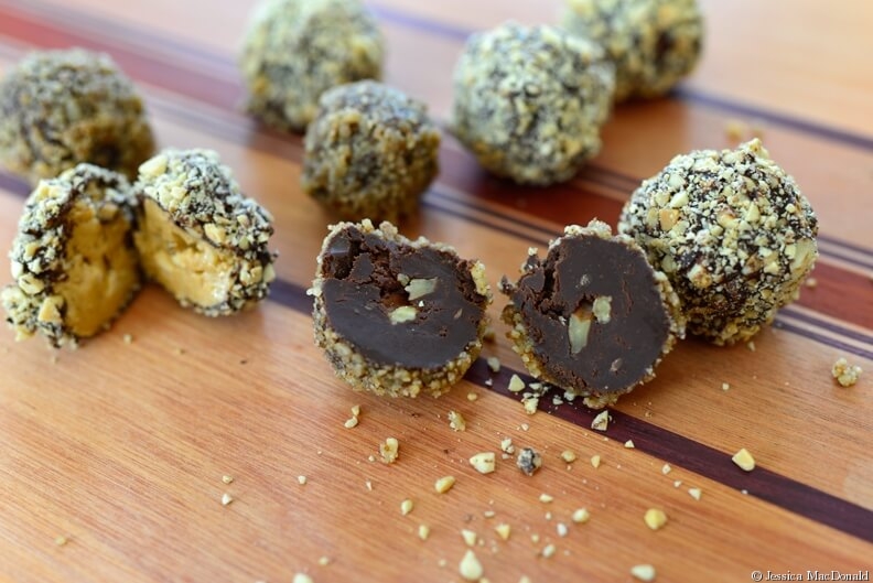 chocolate pecan truffles