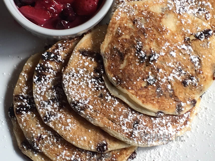 chocolate chip pancakes