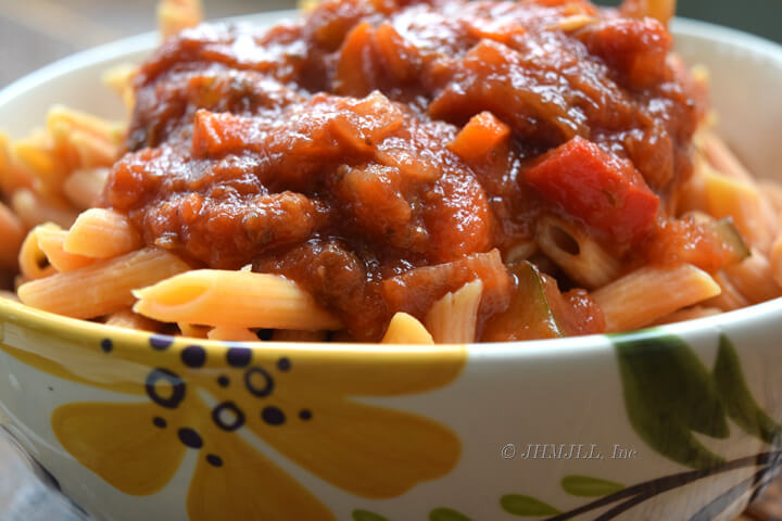 vegetable marinara