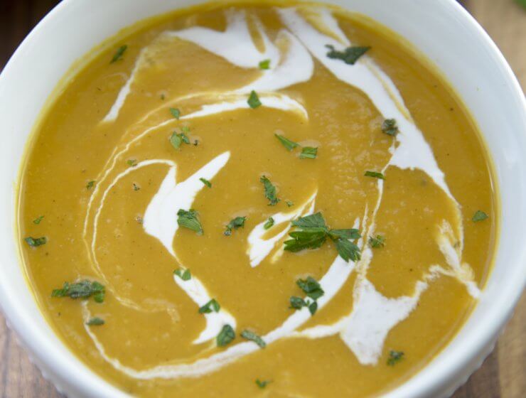 butternut squash soup, butternut squash and sweet potatoes soup