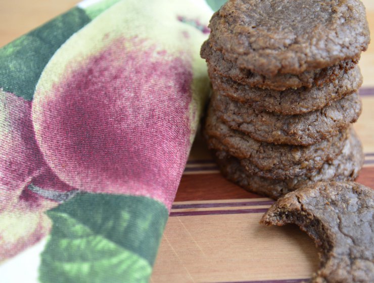 fudgy hazelnut cookies