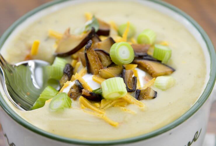 vegan potato soup